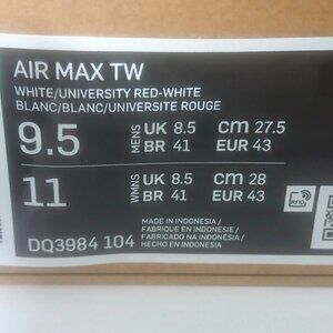 Nike Air Max TW red and white